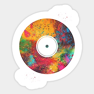 Vinyl disc Sticker